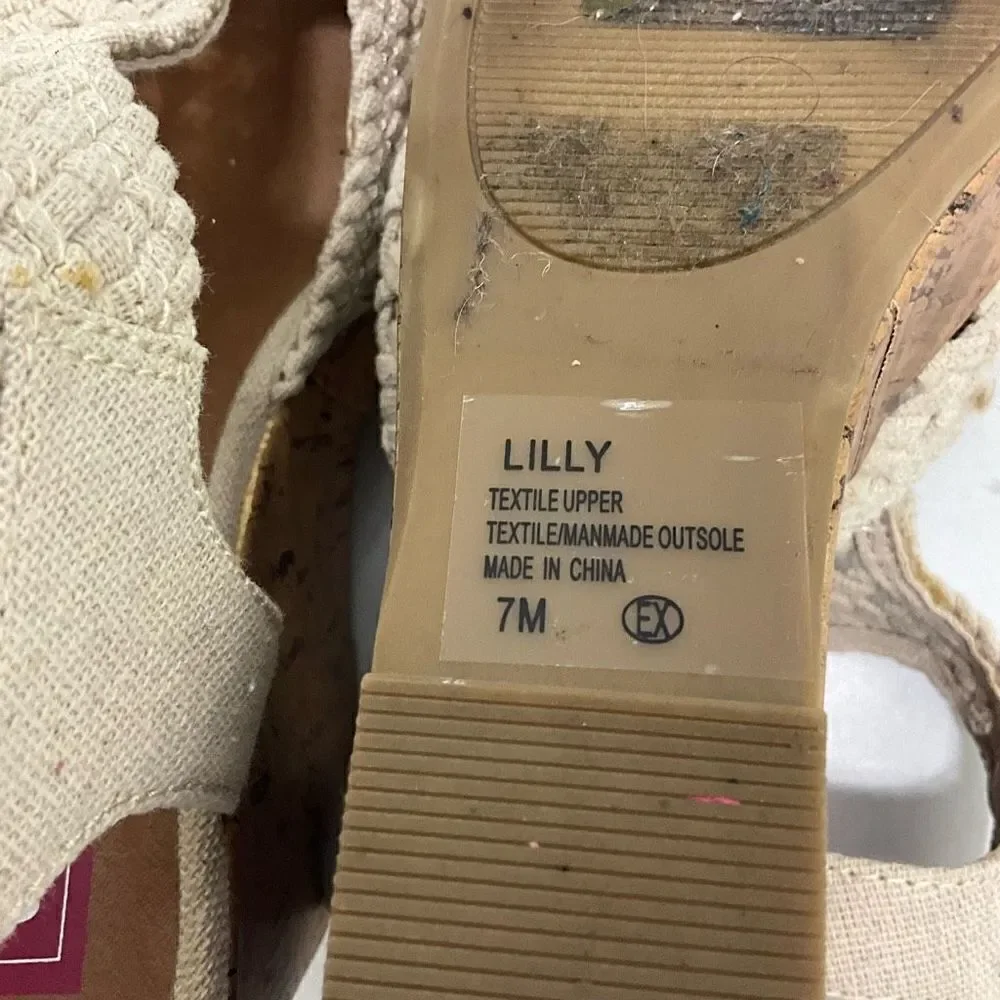 POP LILLY Wedge Heel Sandals
